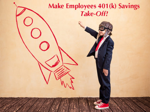 Make employees 401(k) savings take-off!
